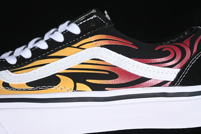 All categories Vans Vans series Vans Low Vans low-top Vans Old Skool flame red low-top casual sneakers VN000CQDBA5